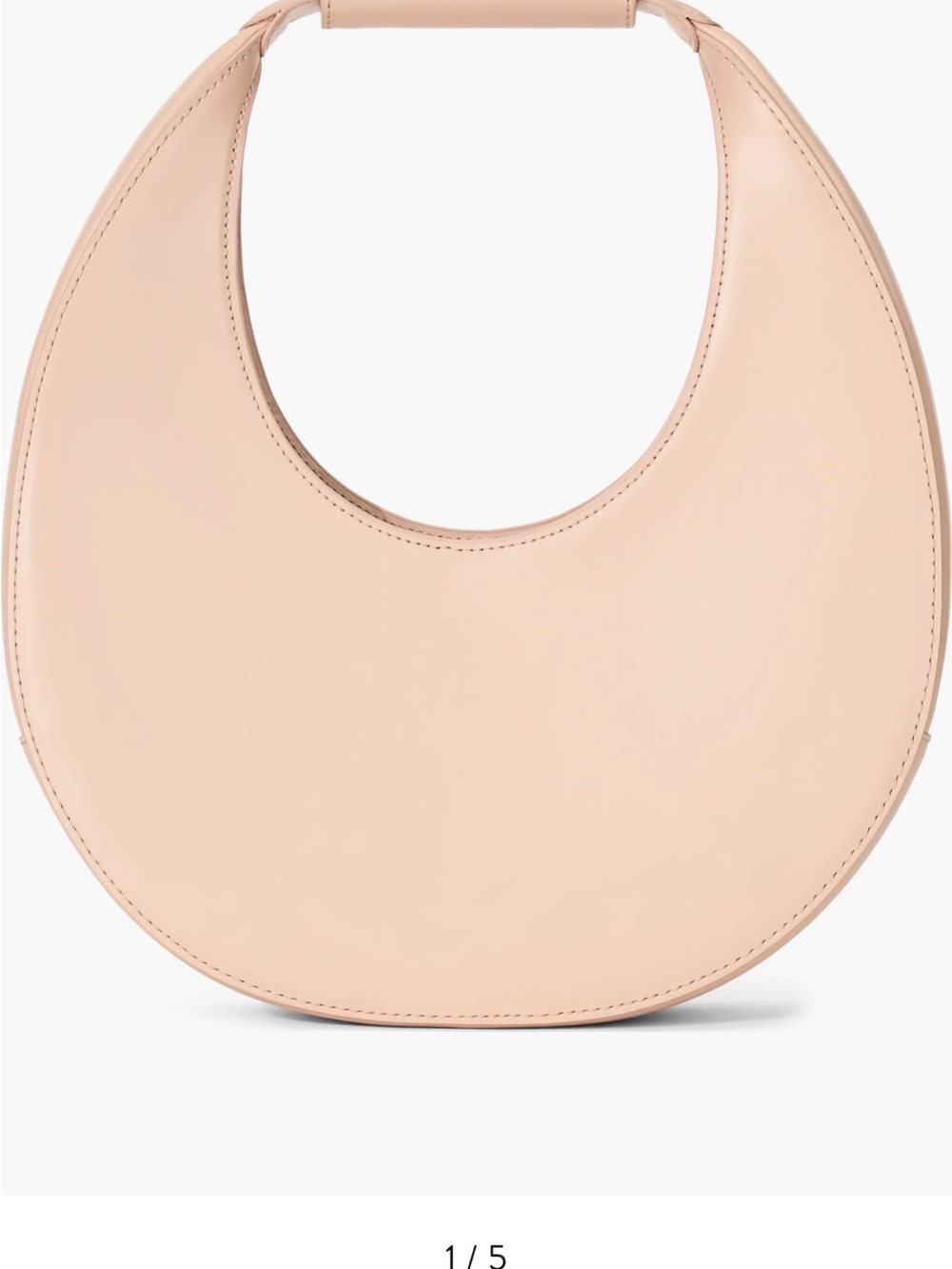 STAUD Half Moon Bag in Pink